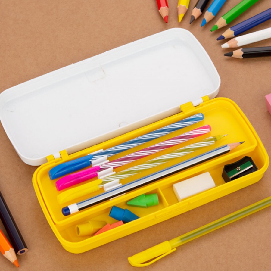 Hazel Perfect Plastic Pencil Box - Durable