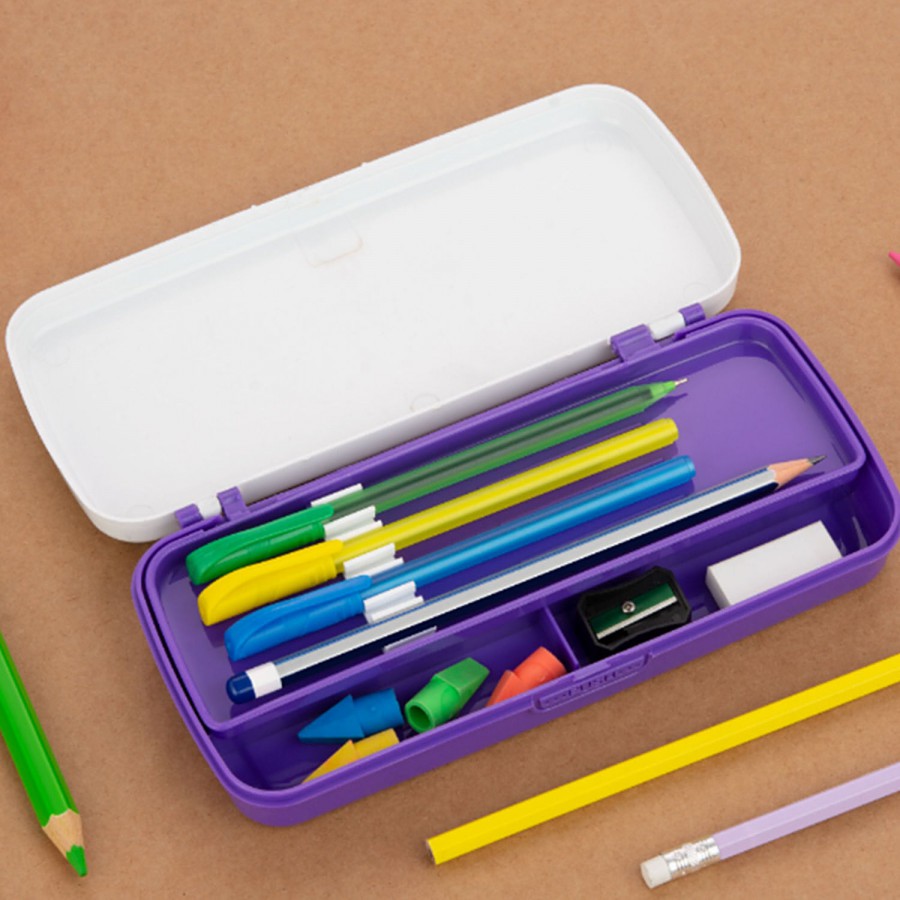 Hazel Perfect Plastic Pencil Box - Durable