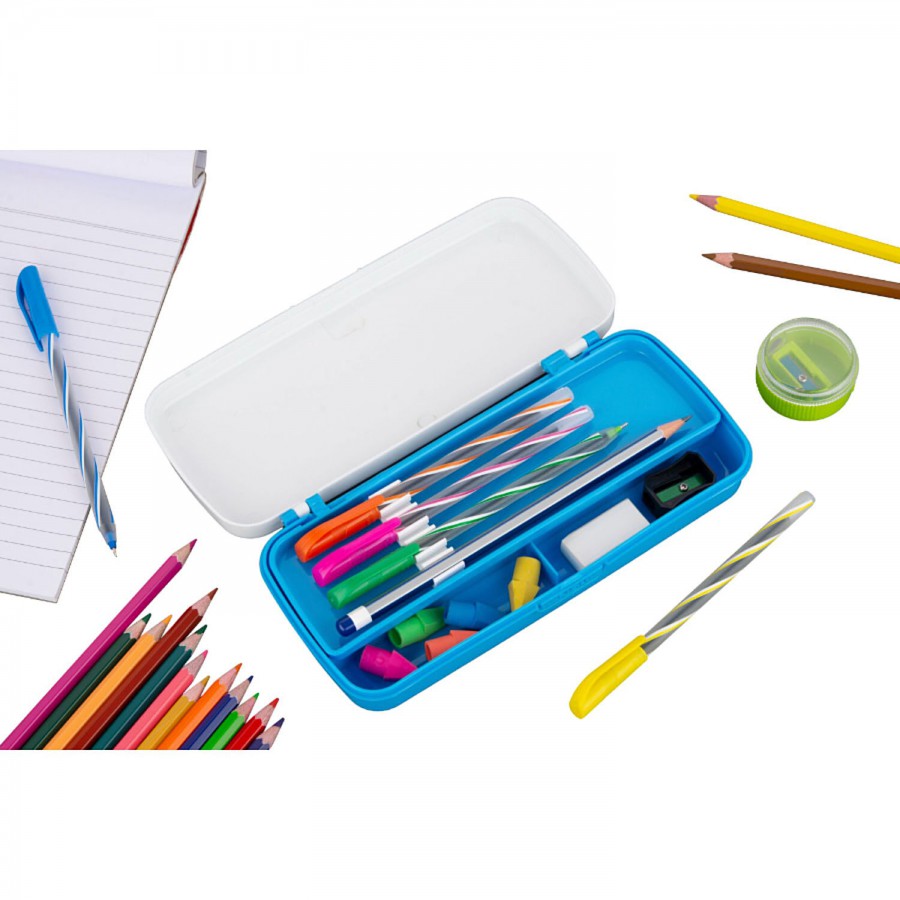 Hazel Perfect Plastic Pencil Box - Durable