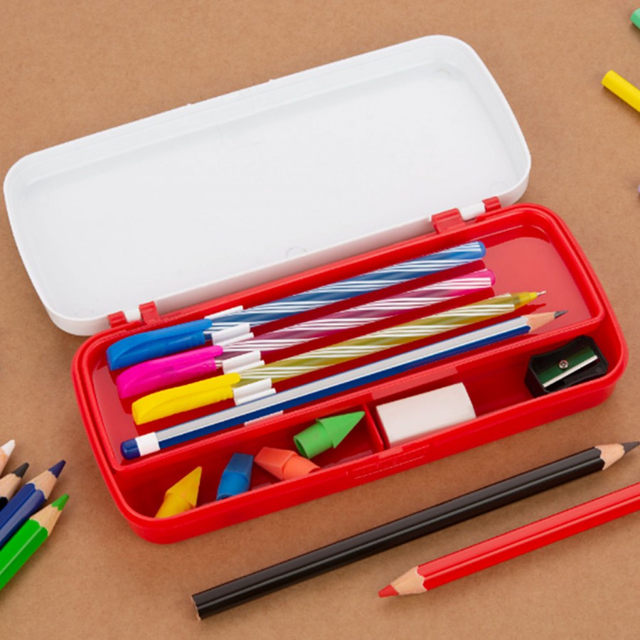 Hazel Perfect Plastic Pencil Box - Durable