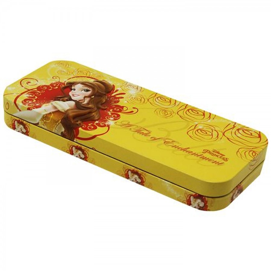 Hm International Disney Belle Princess Metal Kids Pencil Box