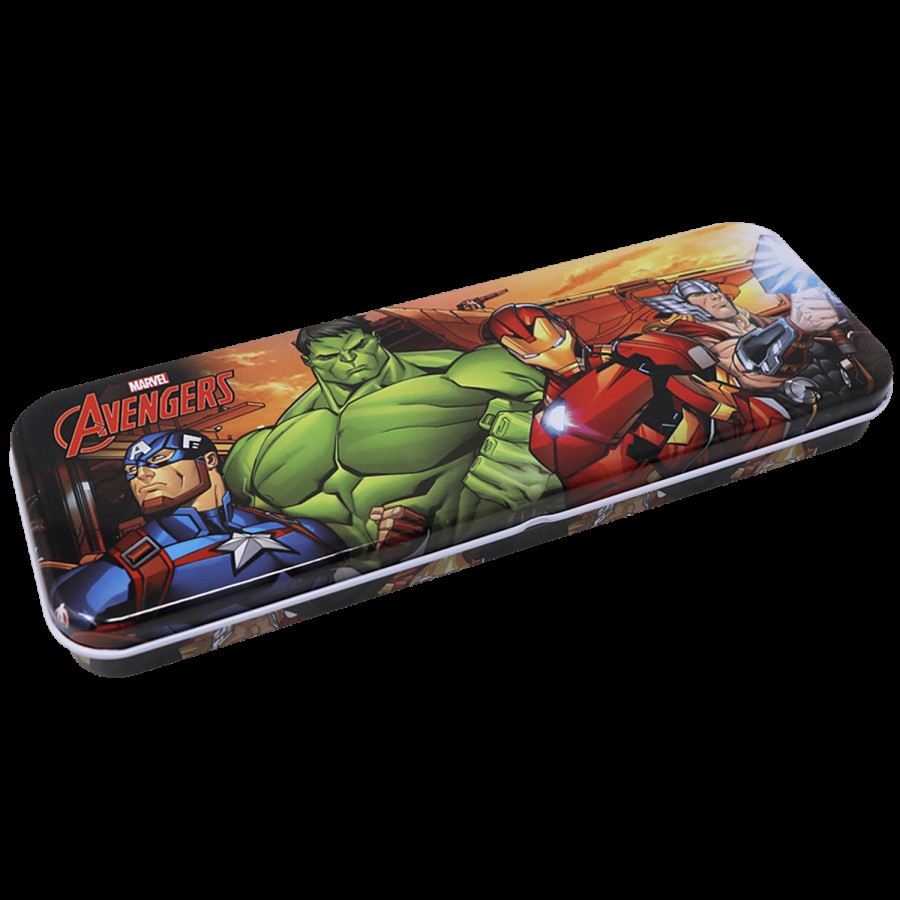 Hm International Marvel Avengers Multi Layer Metal Pencil Box - HMDMPC 73341-AV