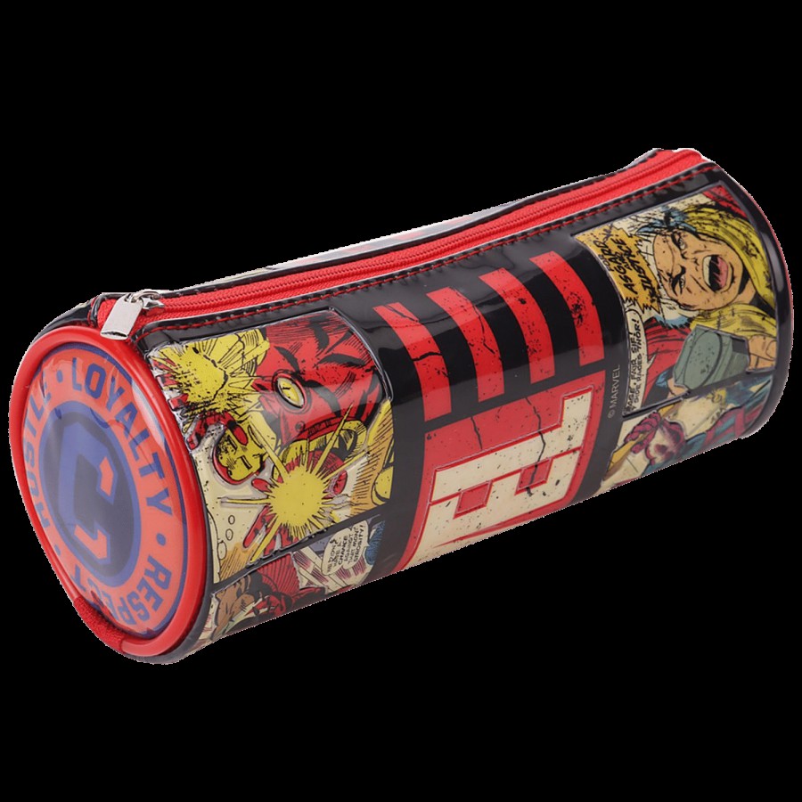 Hm International Marvel Avengers Polyester Round Shaped Pencil Bag - HMHTPB 73279-AV