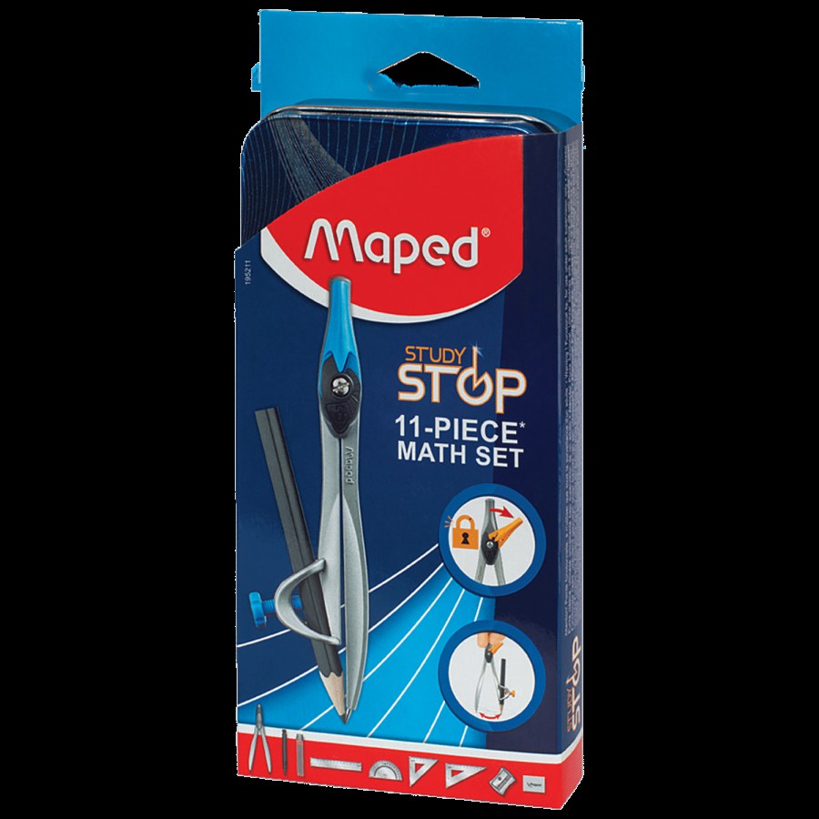 Maped  Study Stop Geometry Box Set - 11 pcs