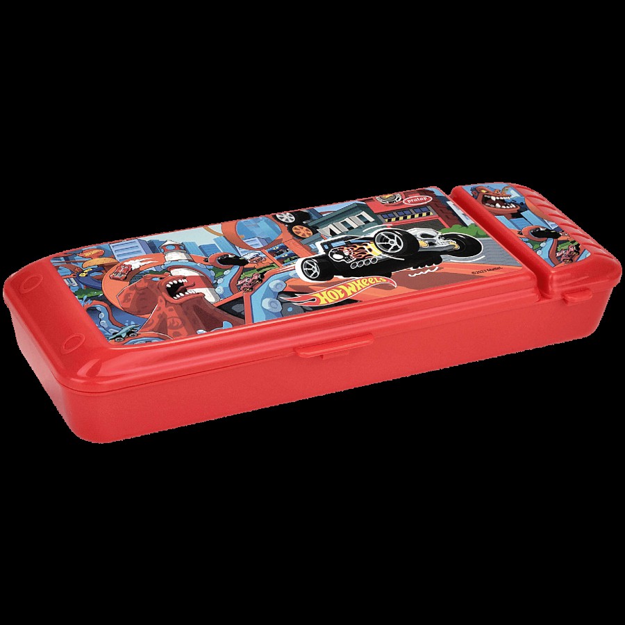 Pratap Hy Function Pencil Box - Hotwheels