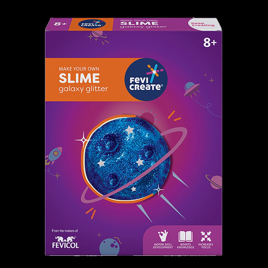 Fevicreate Make Your Own Galaxy Glitter - Slime Kit