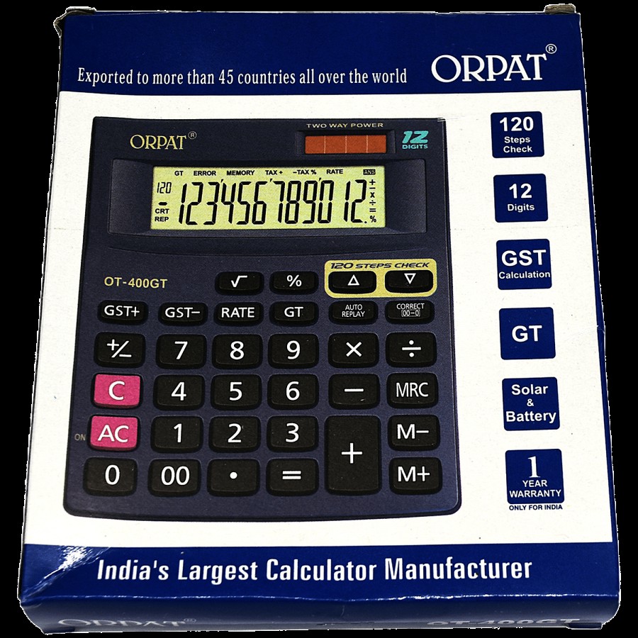 Orpat OT 400GT Calculator