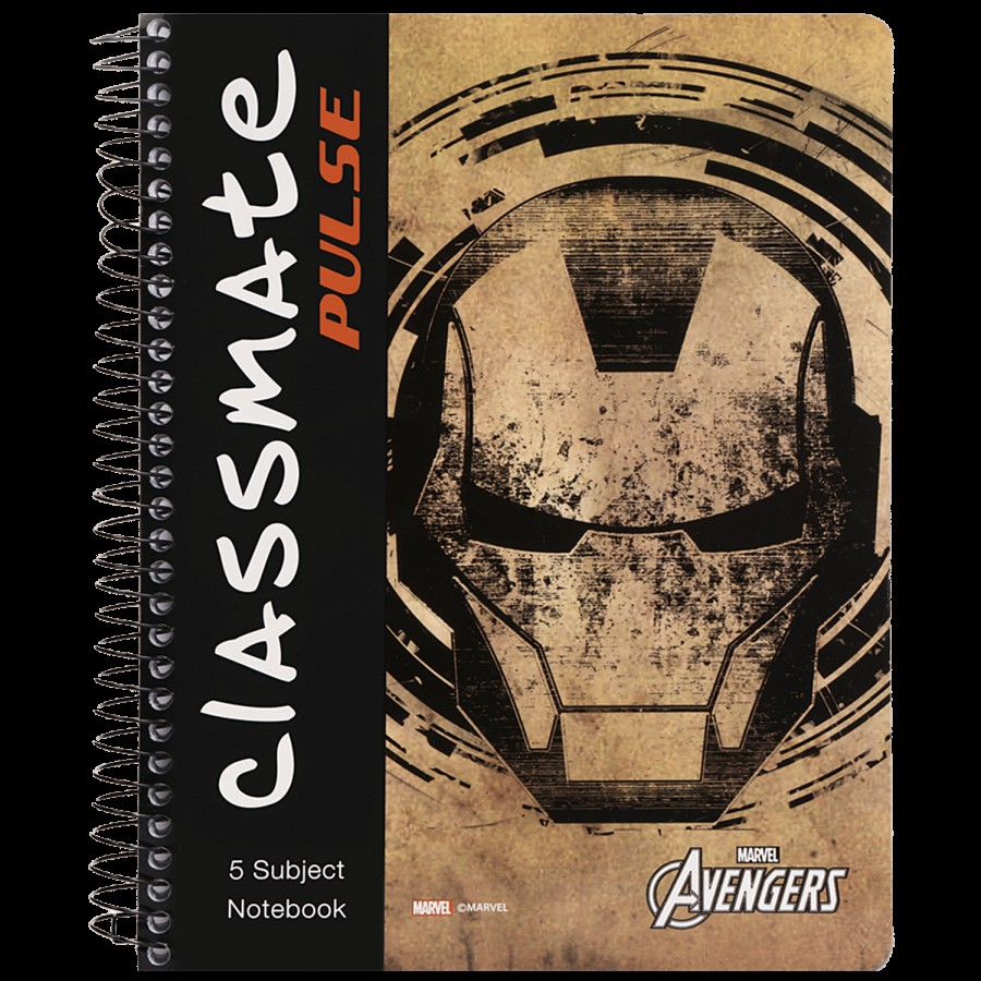 Classmate 5 Subject Spiral Notebook - Single Line