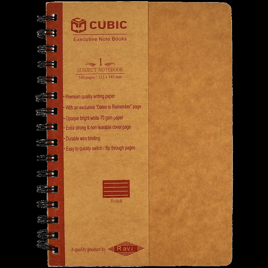 Cubic 1-Sub Wiro Notebook - Eco