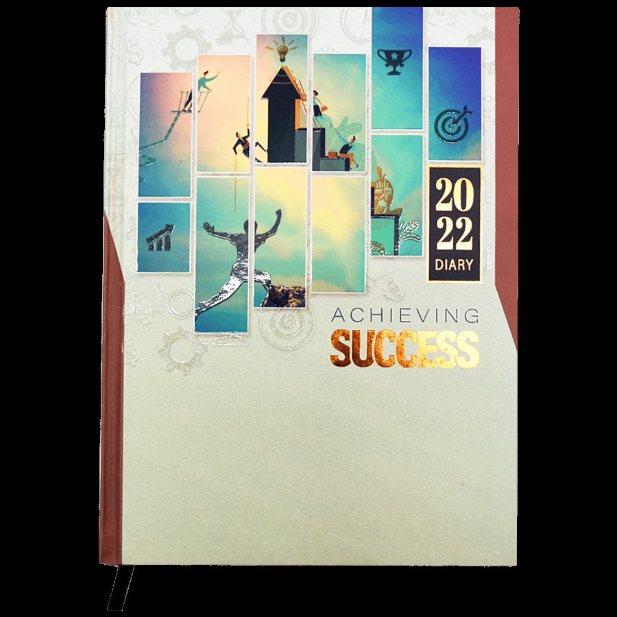 Cubic Achieving Success New Year Diary 2022 - Made With Premium Quality Paper