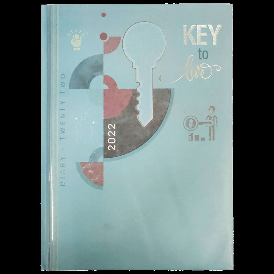 Cubic Key To Live New Year Diary 2022 - Hardbound