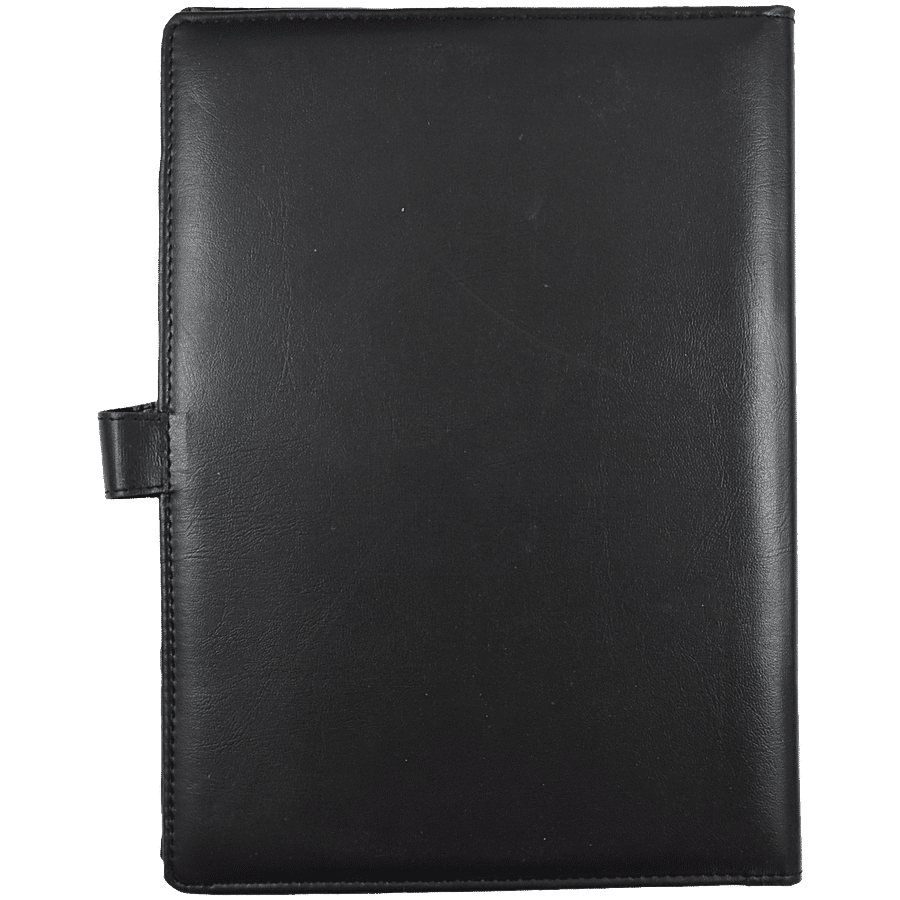 Gravity Leather Magnetic Folder - Black