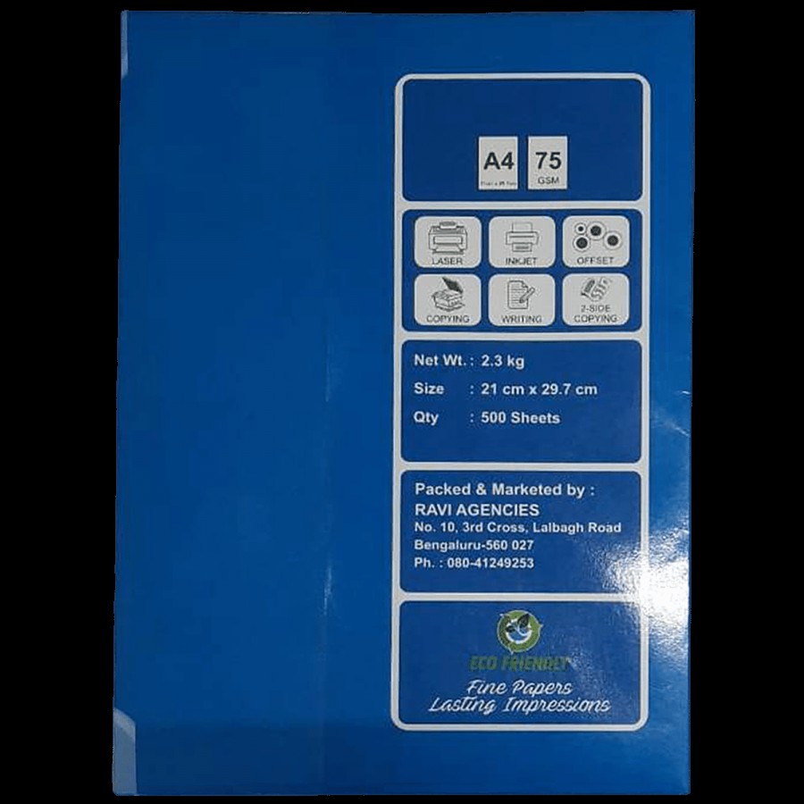 Gravity A4 Size Copier/Printing Paper - 75 GSM