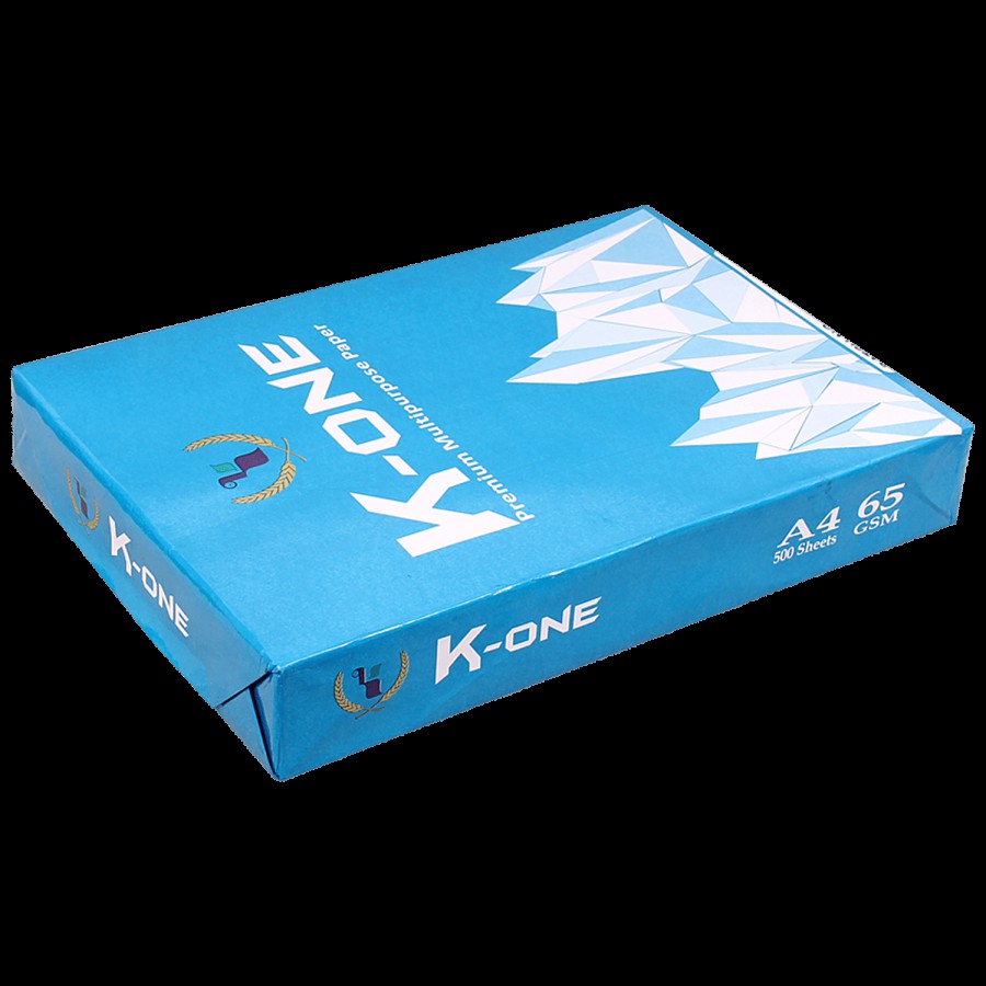 K-ONE Premium A4 Size Copier/Printing Paper - 65 GSM