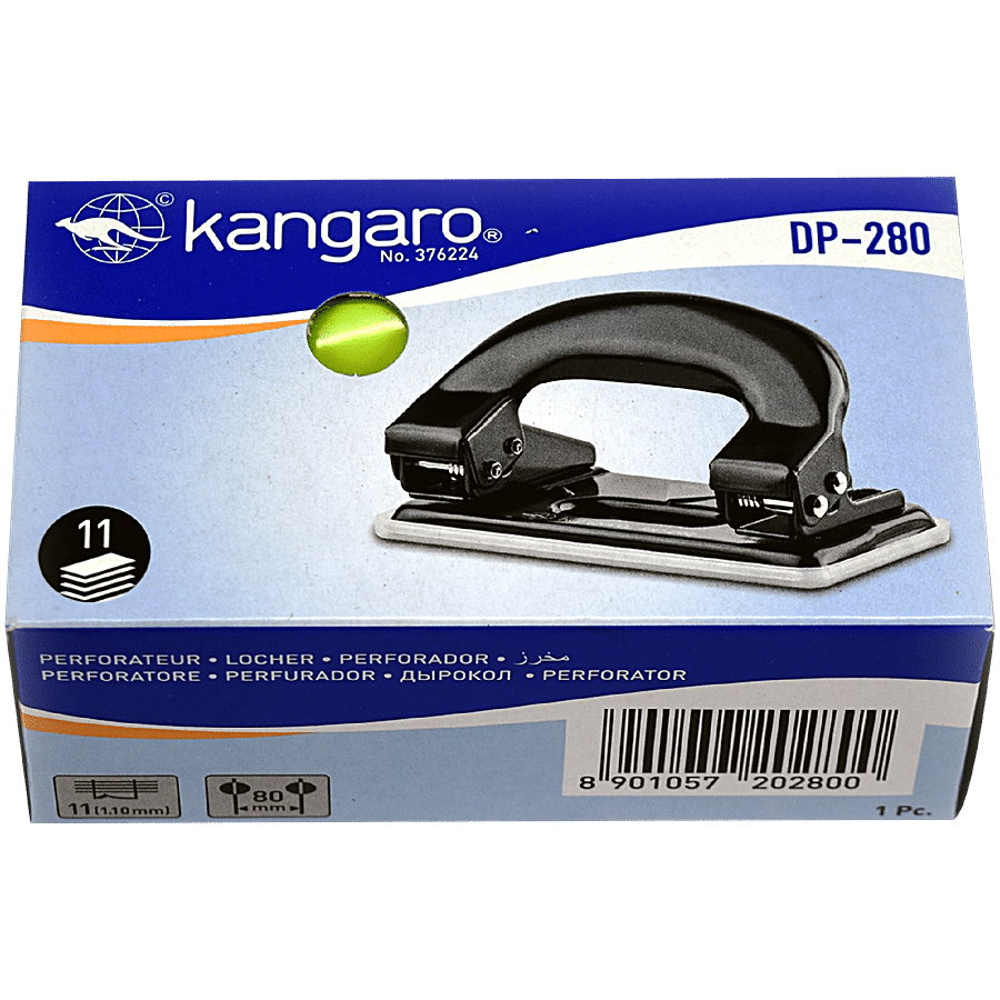 KANGARO  DP-280 Paper Punch - Green