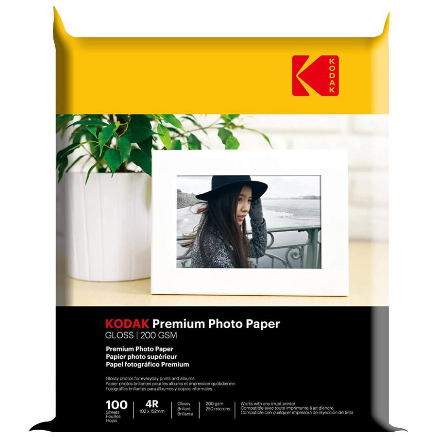 Kodak Premium Glossy 4R Photo Paper - 200 GSM