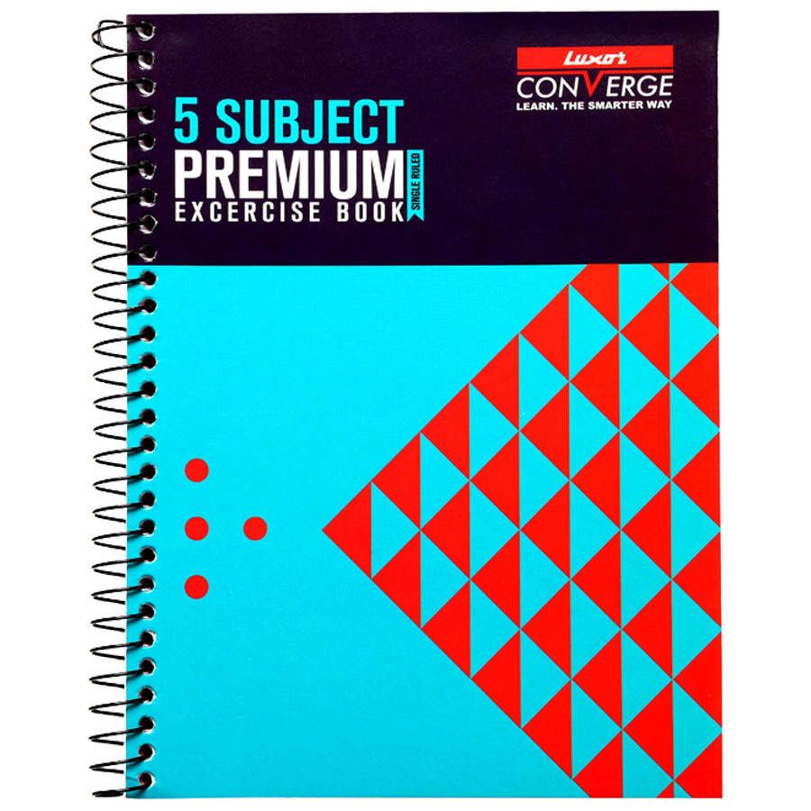 Luxor Note Book Spiral - 5 Subject