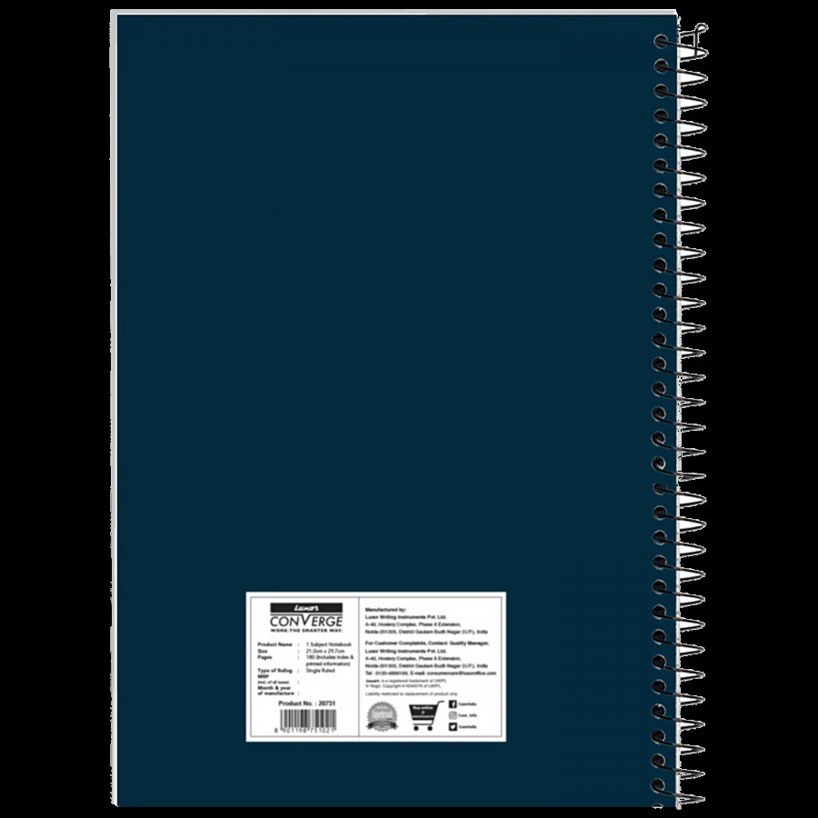 Luxor Premium Exercise Notebook - Ruled