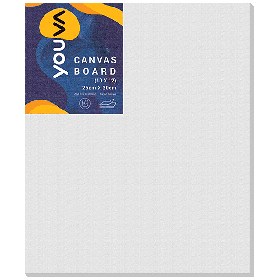 Navneet Youva Canvas Board - 10" x 12"