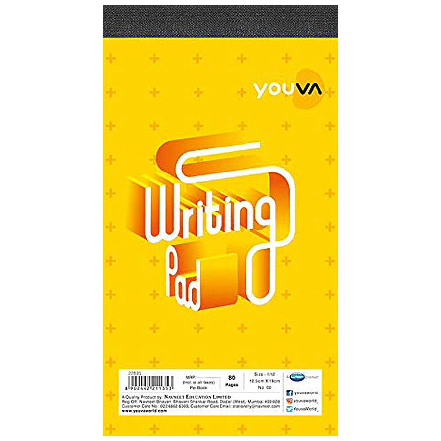 Navneet Youva Patti Bound Writing Pad - With Single Line