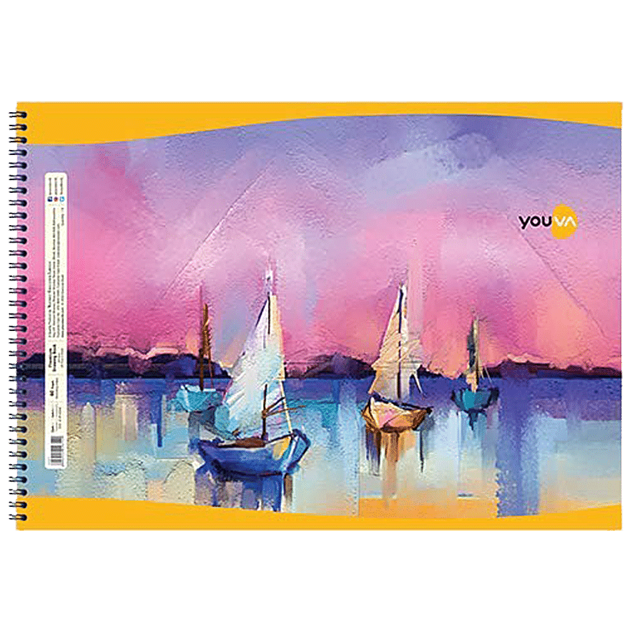 Navneet Youva Wiro Bound Drawing Book - Unruled