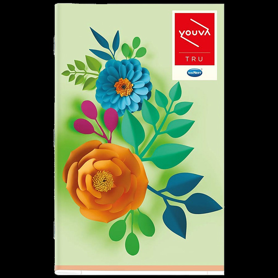 Navneet Youva Feminine Series Soft Bound Long Notebook - Single Line