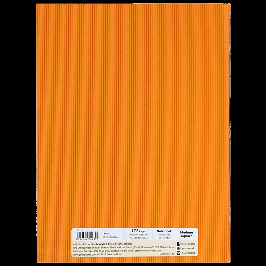 Navneet Youva Notebook - Medium Square