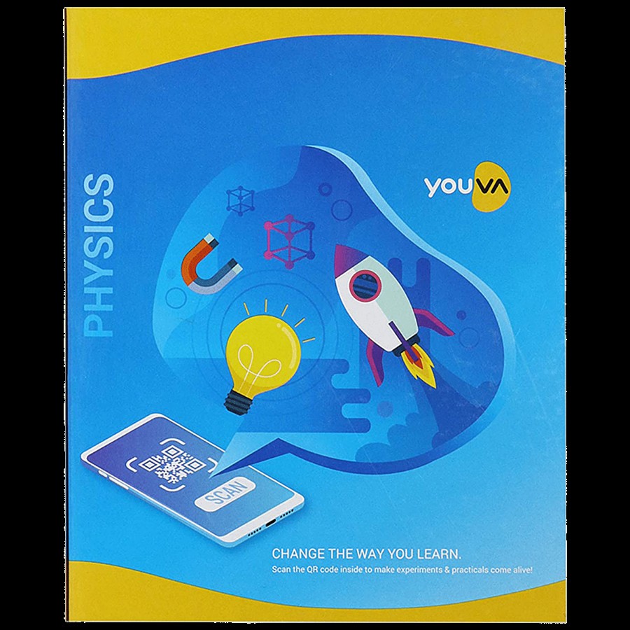 Navneet Youva Physics Practical Notebook - One Side Plain One Side Ruled