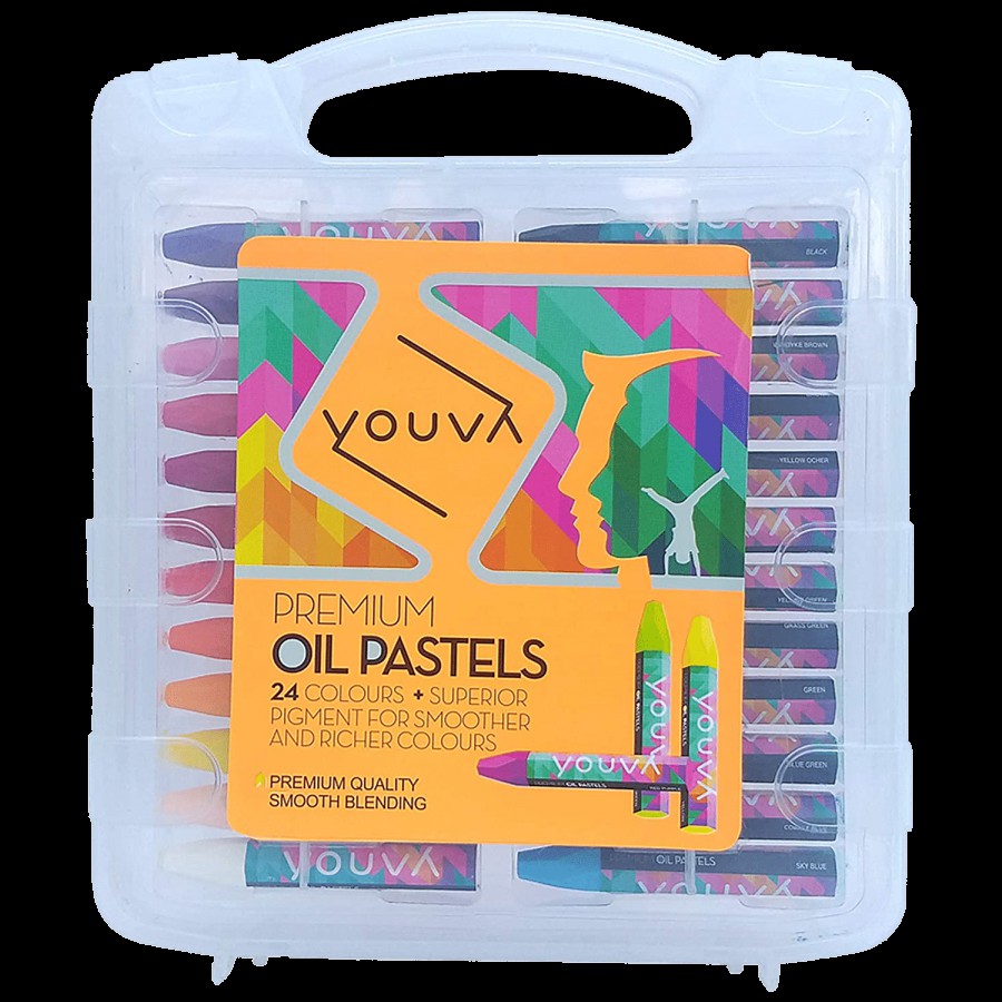 Navneet Youva Premium Oil Pastel Colours - Pigmented & Smooth