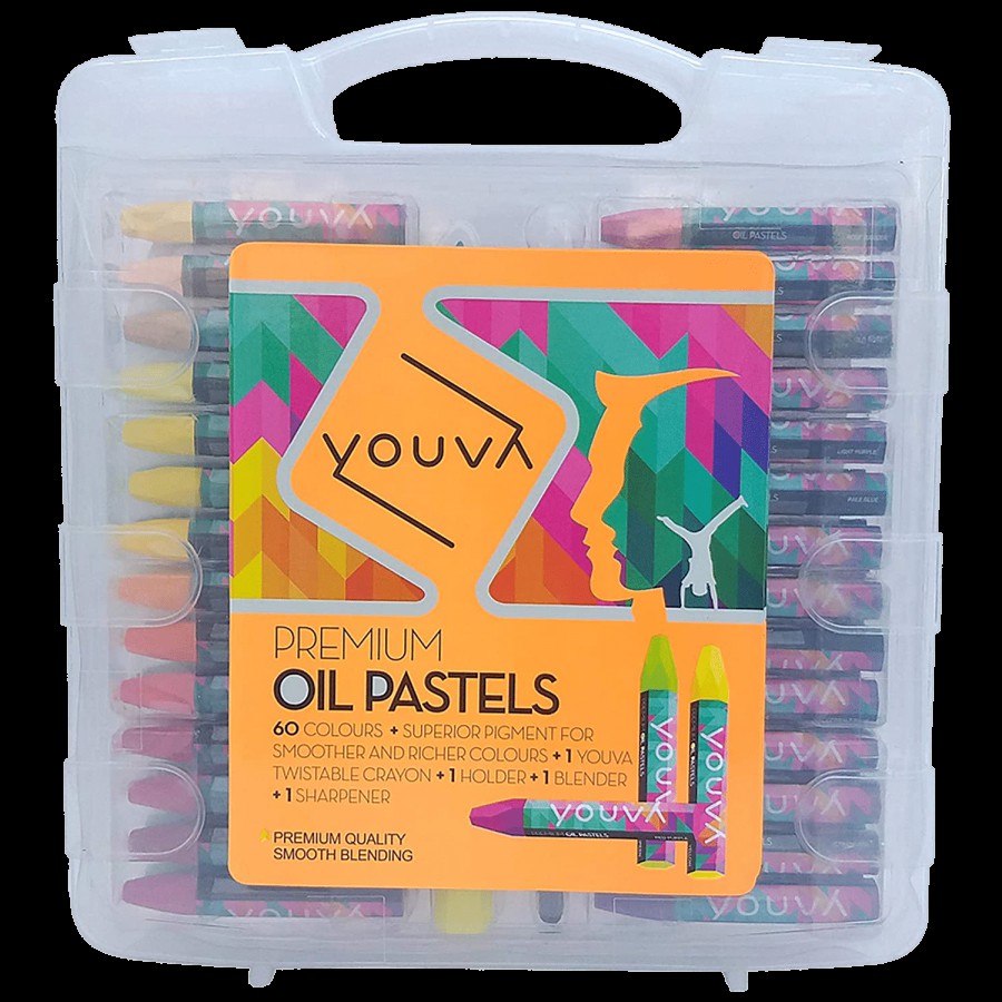 Navneet Youva Premium Oil Pastel Colours - Pigmented & Smooth