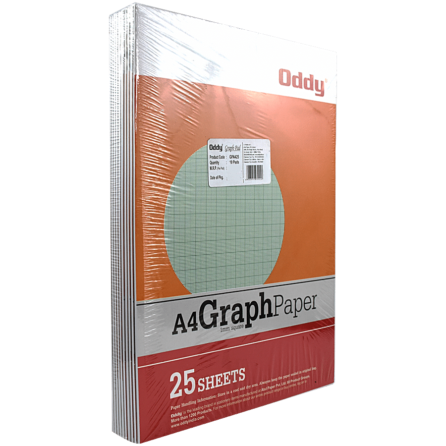 ODDY A4 Graph Paper Booklet