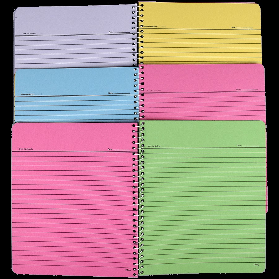 ODDY 5 Subject Spiral Notebook