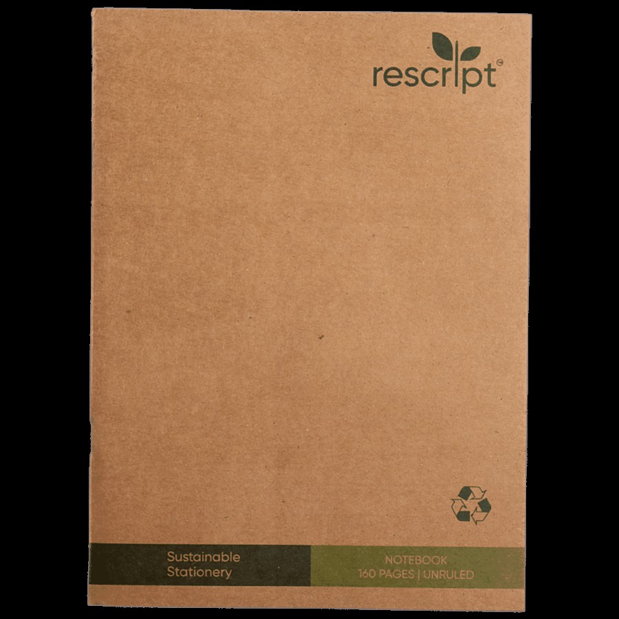 Rescript Recycled A4 Size Notebook - 160 Pages