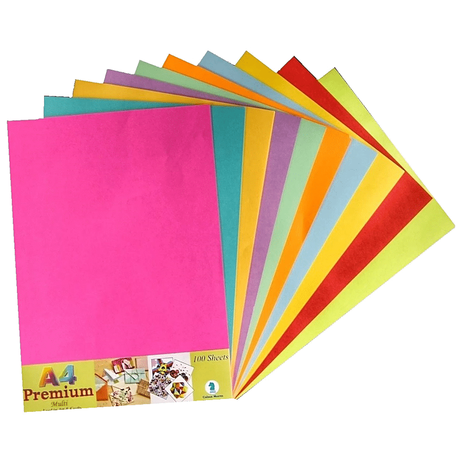 SE7EN A4 Size Paper - Bright Colours