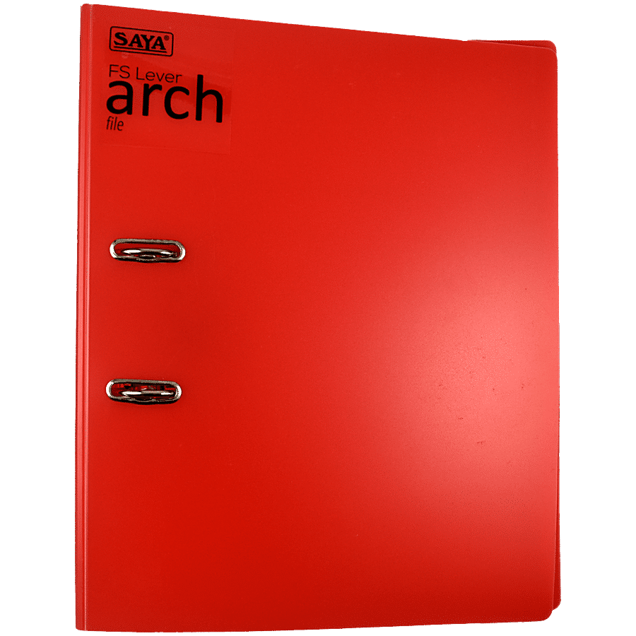 Saya Lever Arch File Polycover - Red