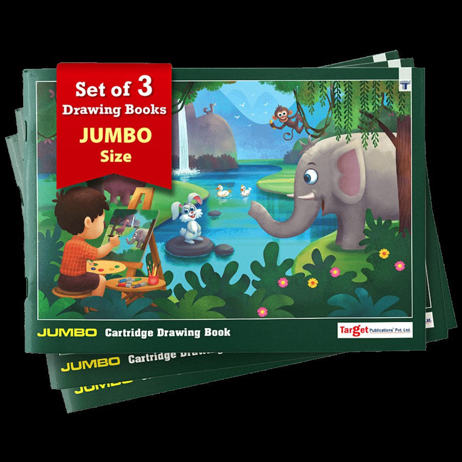 Target Publications Cartridge Drawing Books - Jumbo Size