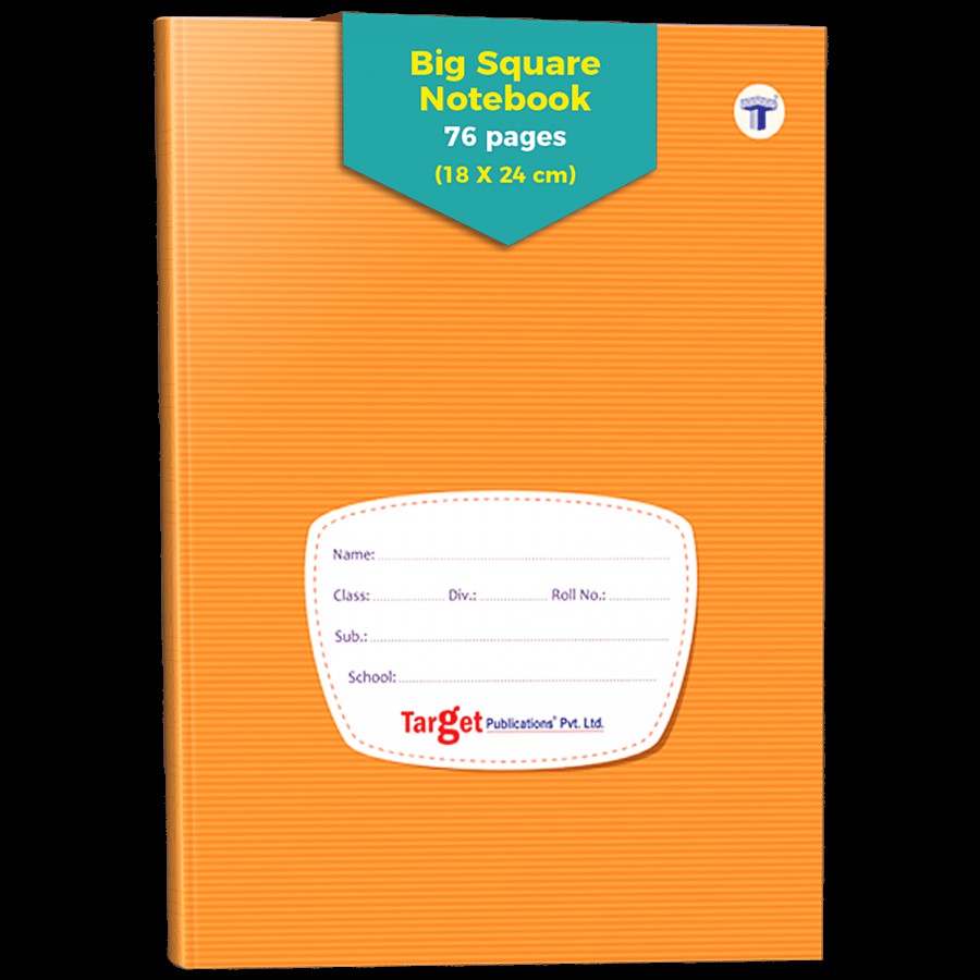 Target Publications Notebook - Big Square