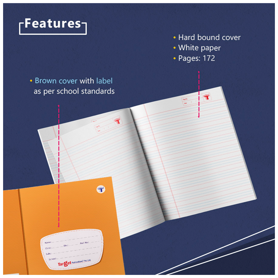 Target Publications Notebook - Four Line