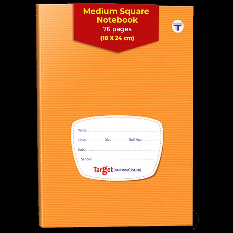 Target Publications Notebook - Medium Square