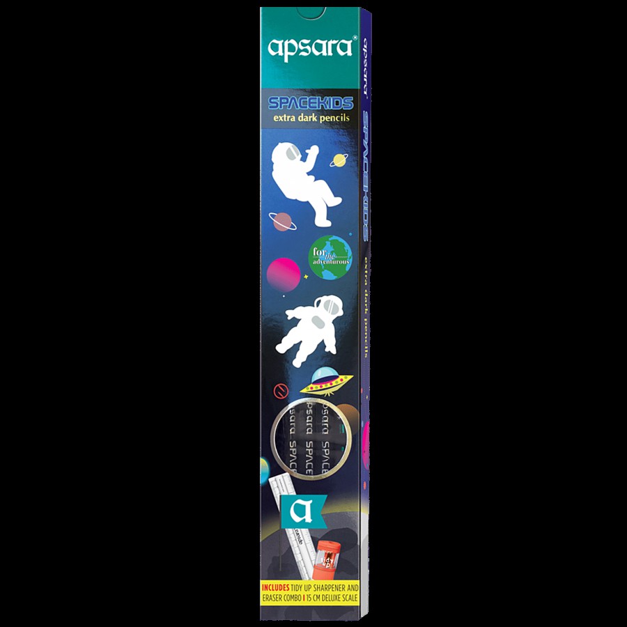 Apsara Spacekids Extra Dark Pencil - Easy To Use