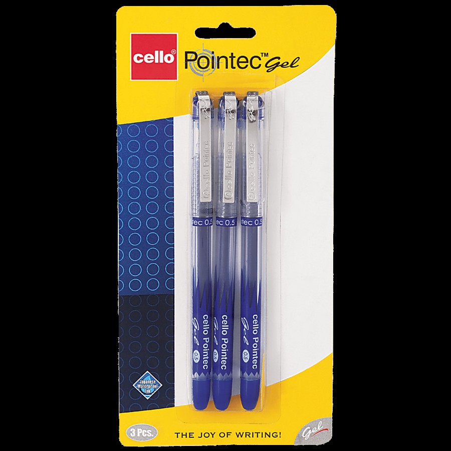 BIC Cello Pointec Gelpen - Blue