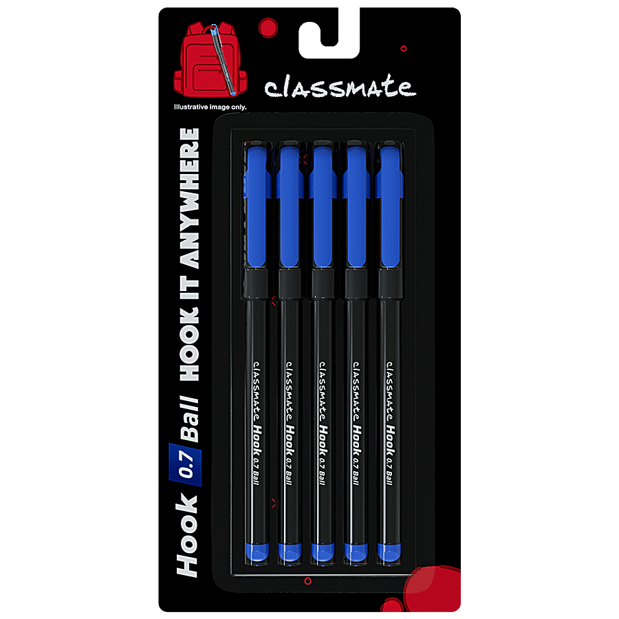 Classmate Hook Ballpen - Blue