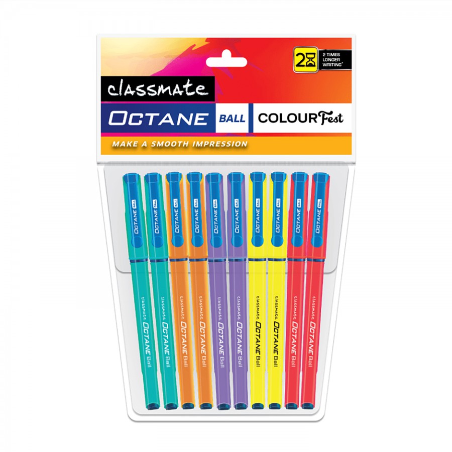 Classmate Octane Ball Colour Fest Series - Blue