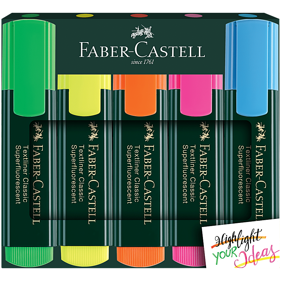 Faber castell Text Liner Pen - Assorted