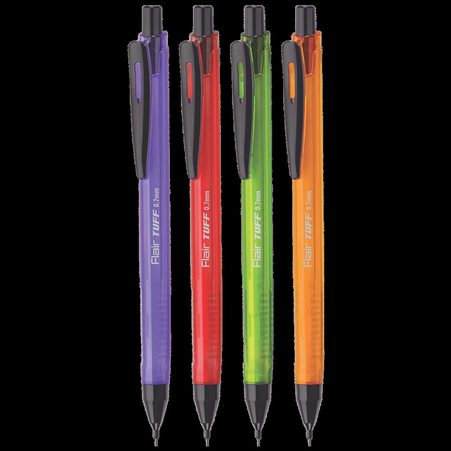 Flair Mechanical Pencil 0.7 With Extra Strong Lead Tubes - For Smooth Writing