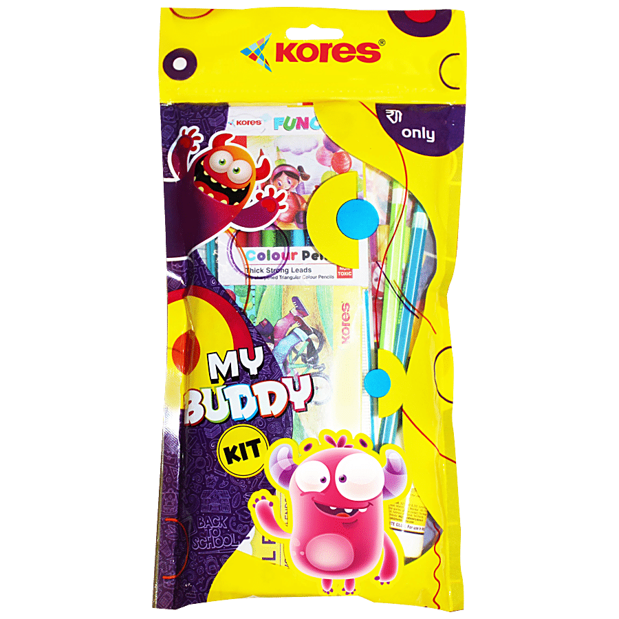 Kores My Buddy School Stationery Kit - 99