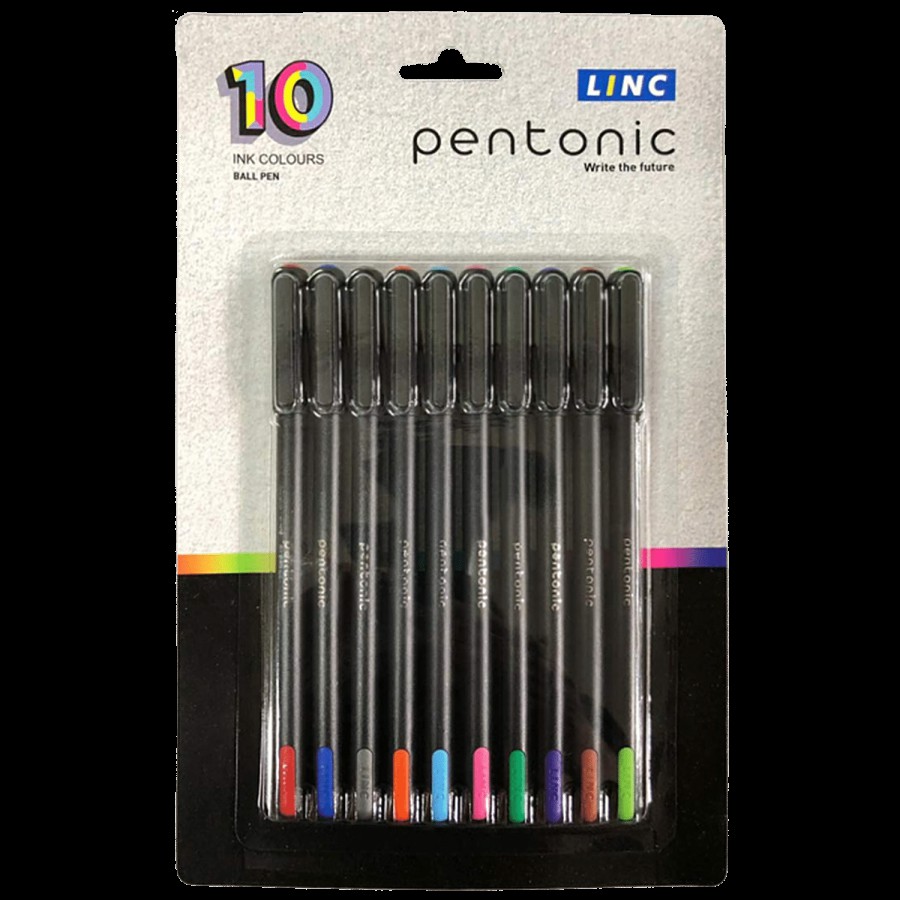 Linc Pentonic Ball Pen - Assorted Ink Colour