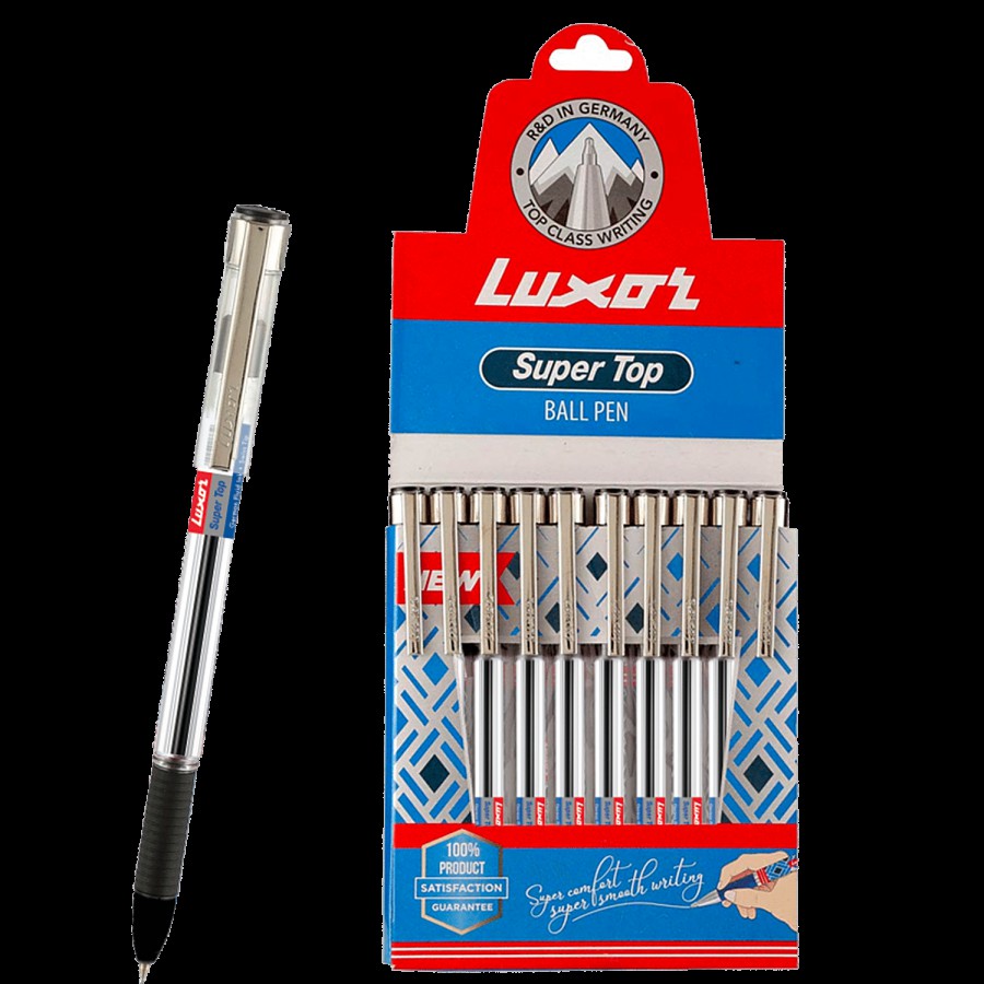 Luxor Super Top Ball Pen - Black