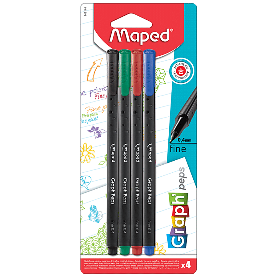 Maped  Felt Tip Fineliners Pens  - GraphPeps