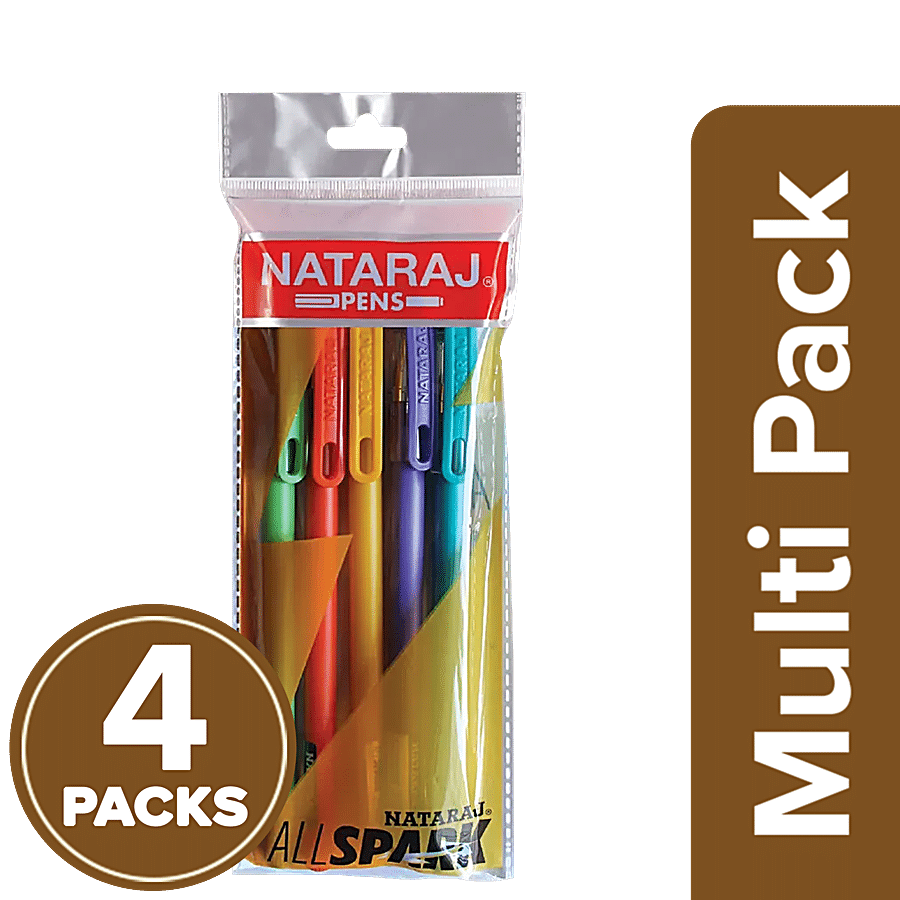 Nataraj All Spark Ball Pen - For Smooth Writing